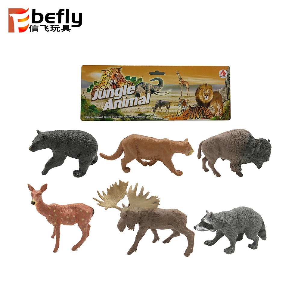 Plastic fashion forest animal toys