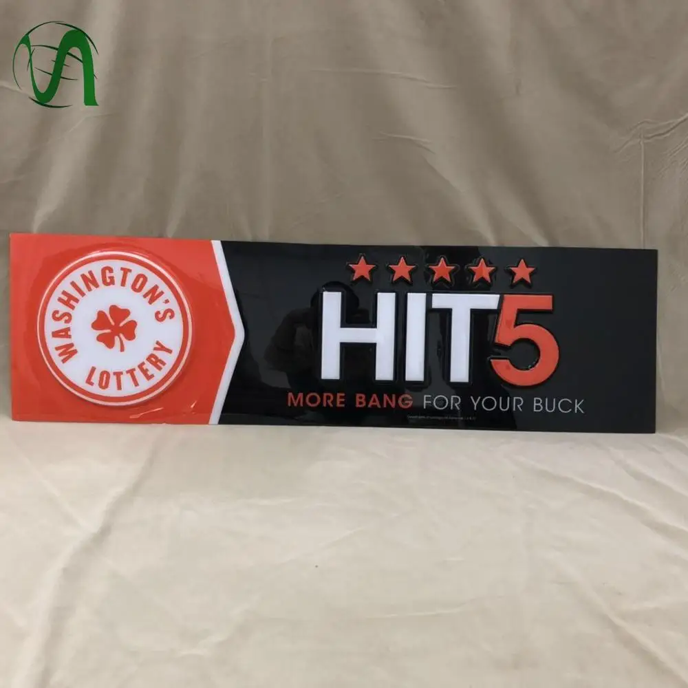 Pos Plastic Thermoforming Sign 3d Embossed Vacuum Formed Signage Buy