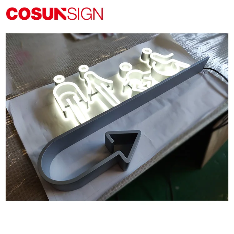 Выгравированная табличка для туалетной двери со светодиодной подсветкой