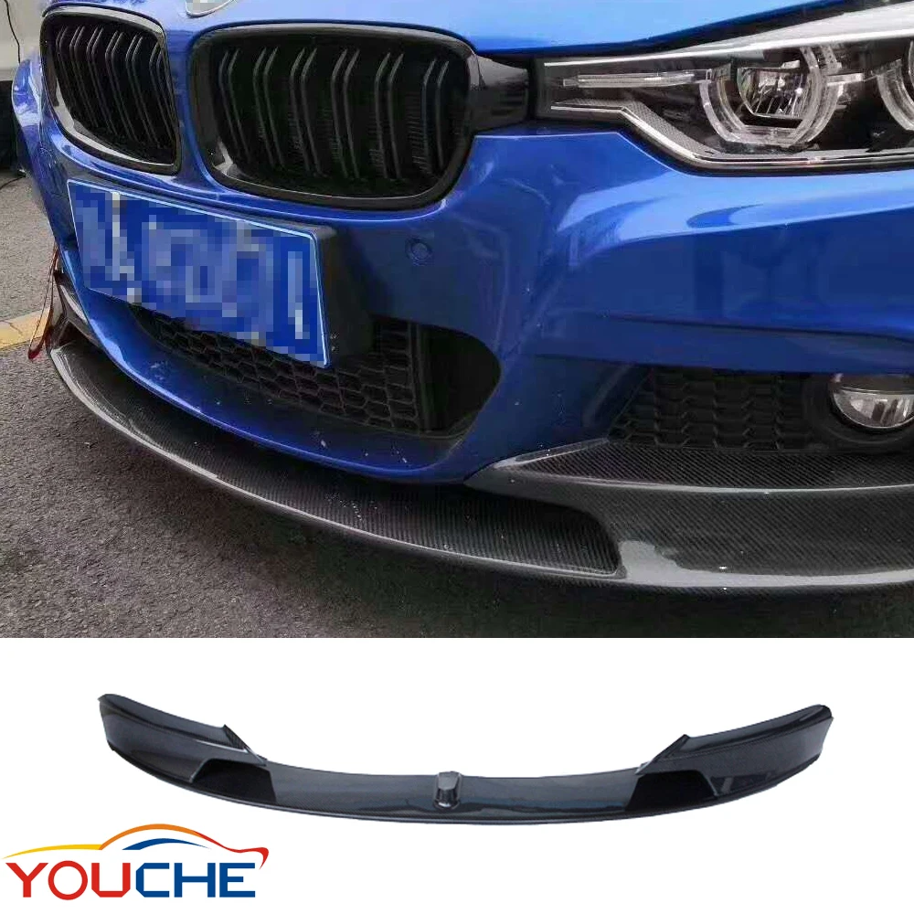 F30 M Performance P Style Carbon Fiber Front Bumper Lip Spoiler For Bmw 3 Series F30 M Sport M Tech Bumper 12 18 Buy F30 Front Lip P Style Carbon Front Lip