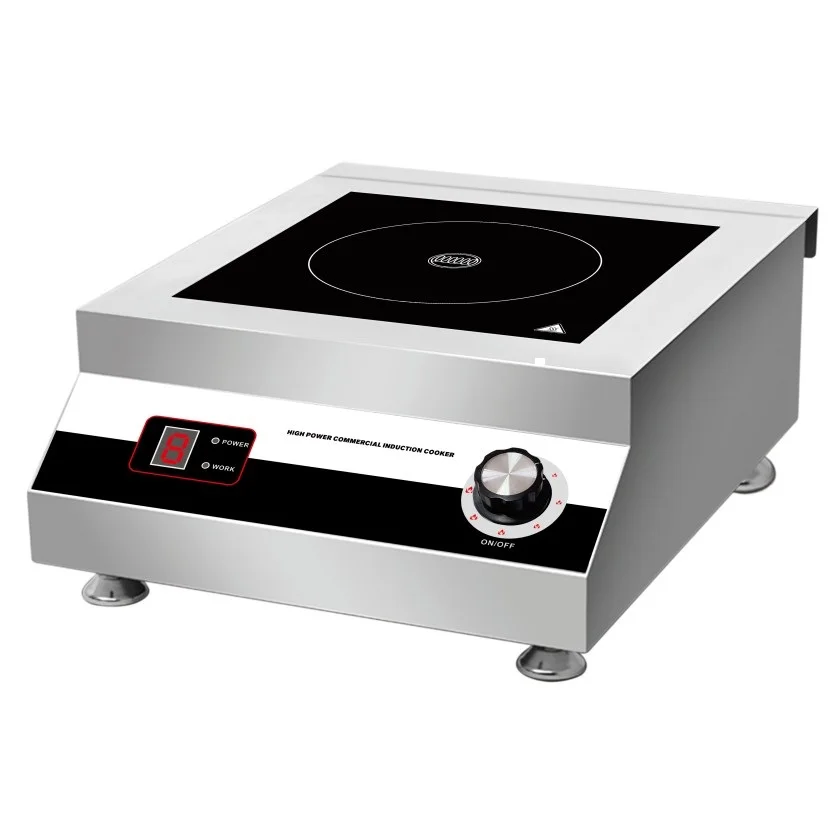 Touch panel 5000W electric induction wok cooker