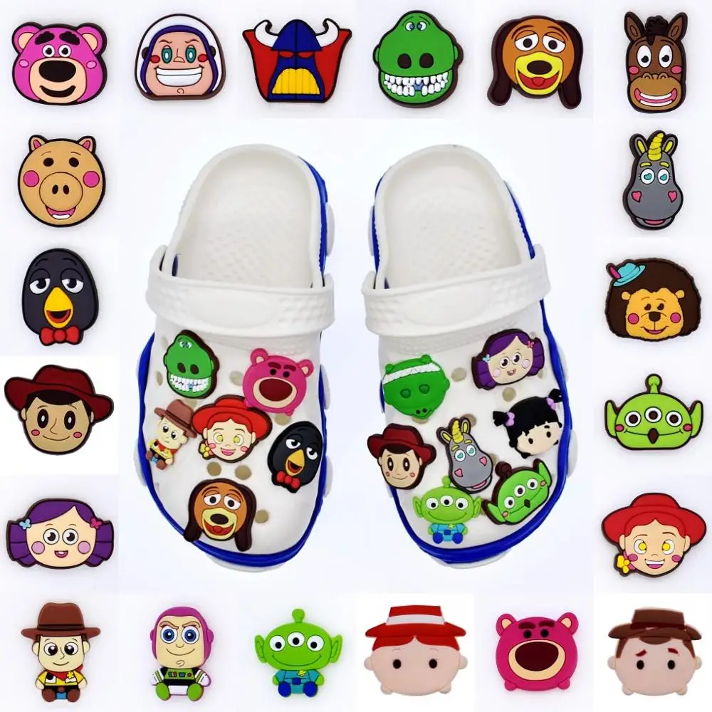 XH-01 Stock История игрушек Дизайн ПВХ резиновые талисманы для обуви