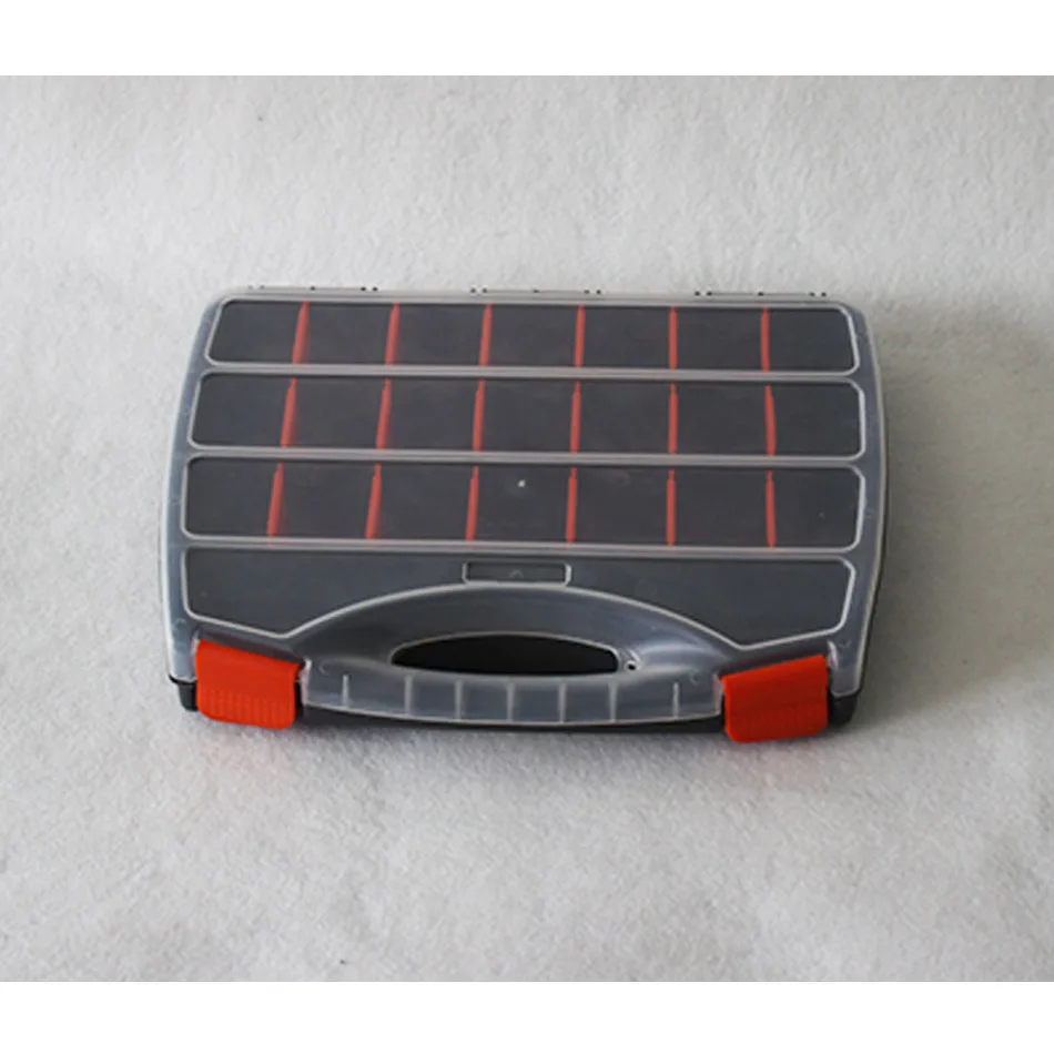 30 Compartment Professional Tool Organiser Case Box Storage Double Sided Plastic Organizer Boxes