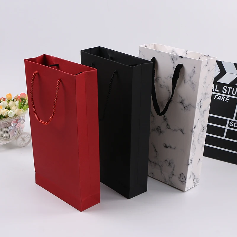 gift bags with ribbon handles