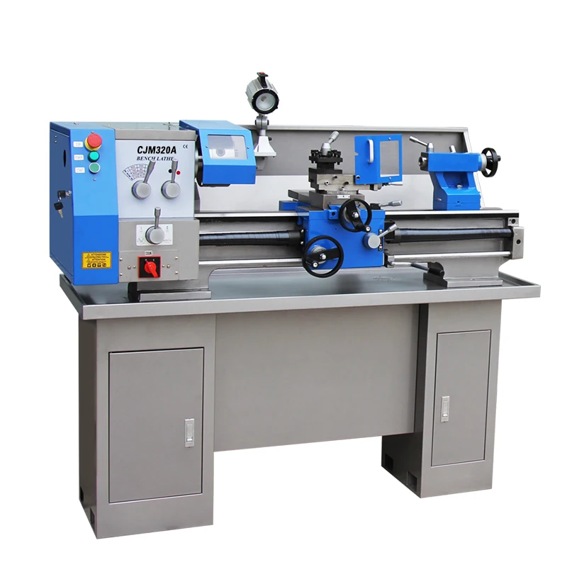 China Manufacturer Manual Lathe Machine Torno Para Metal Torno CJM320A 330mm Swing Over Bed Mini Bench Lathe in China