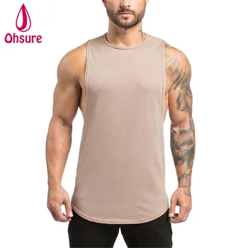 Custom Ohsure Workout cut off Tank Top Gym Singlet For Men