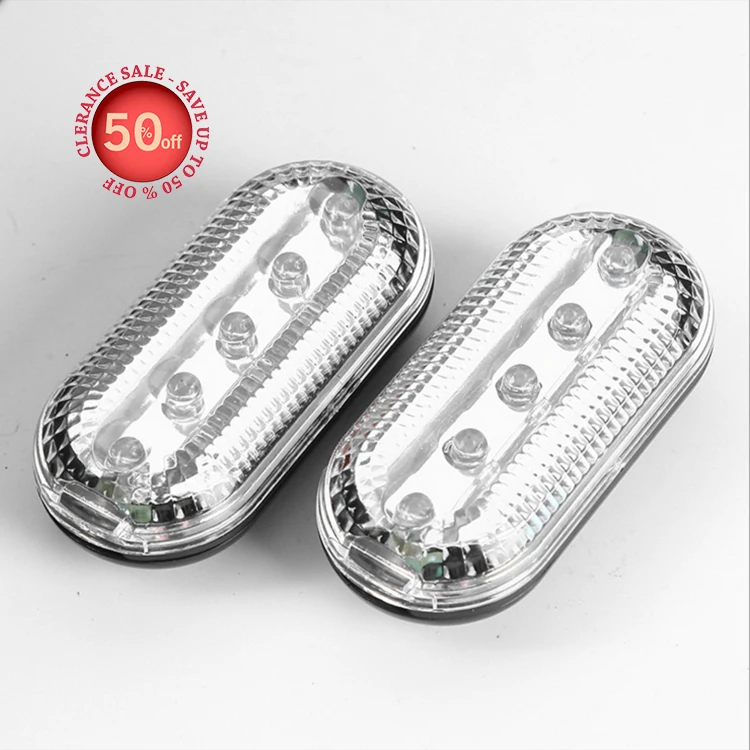 Дин красный и синий вспышка светодиодный наплечный свет