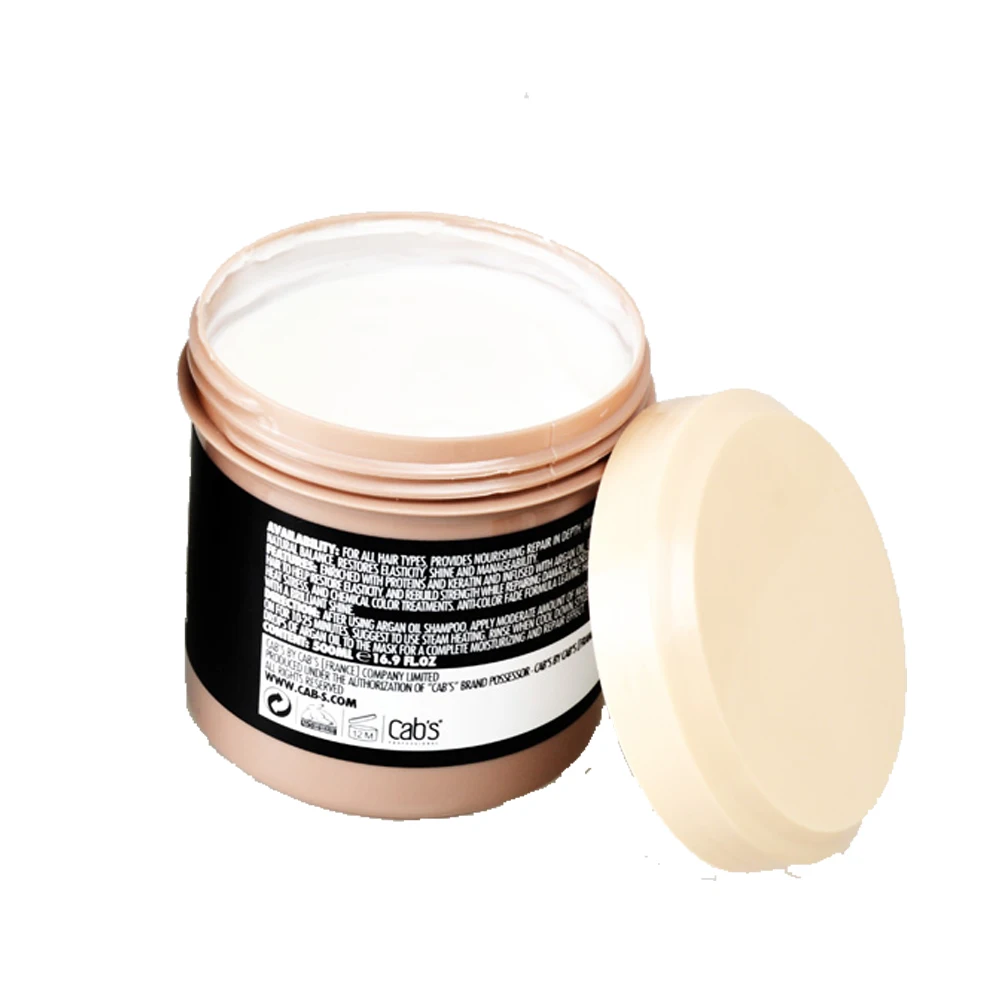 Частная марка Глубокое восстановление противозавывающая для локона и прямые волосы использования влаги маска волос с витамином е