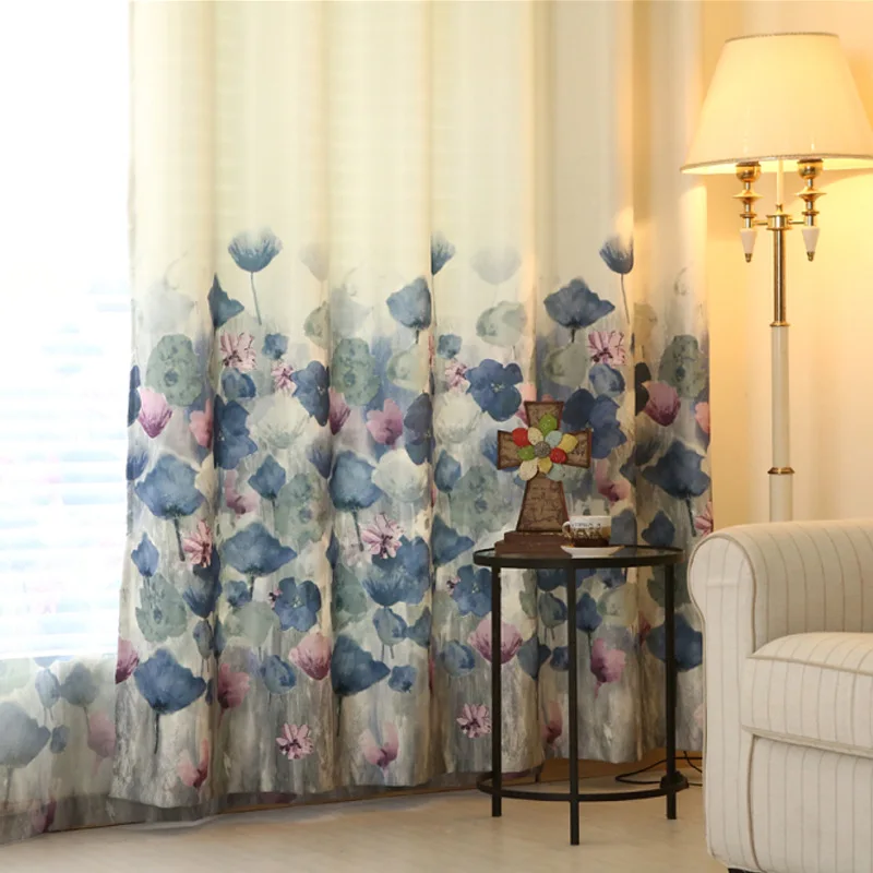 Modern Curtains for Living Dining Room European-style Window