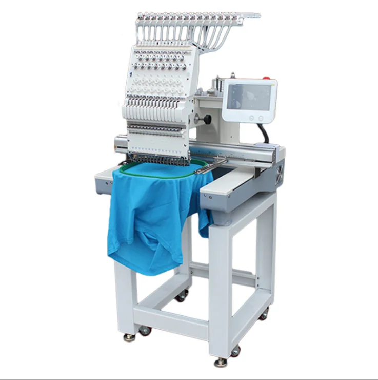 Single Head Second Hand Embroidery Machine with Computer