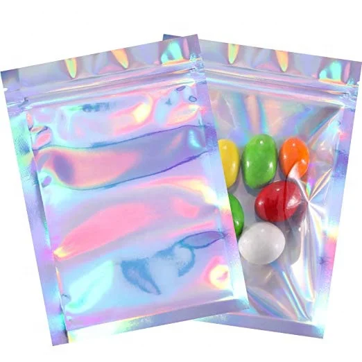 ziplock holographic bolsa