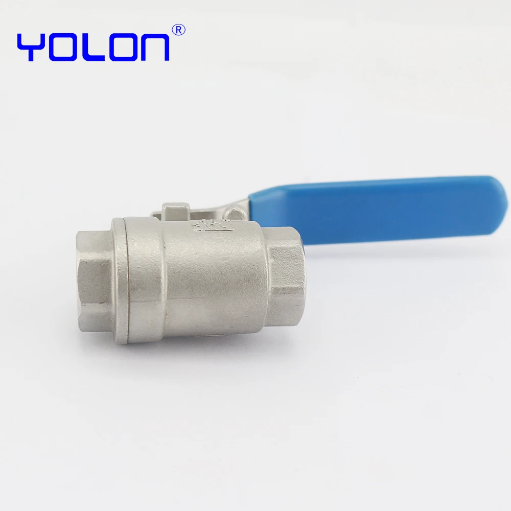 thumbnail image 2 of 3/4" NPT Stainless Steel 304 Two-Piece Ball Valve – Full Port, Water Oil Air, DN20 2 of 5