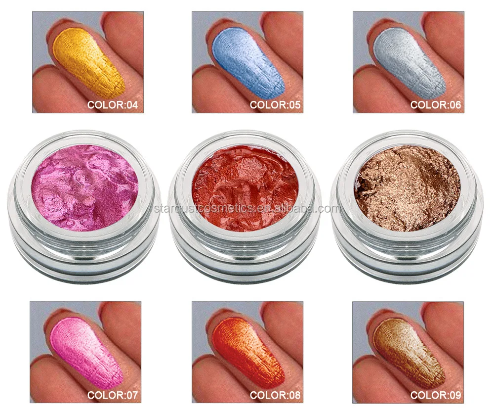 14 видов цветов натуральная косметика влажные тени для