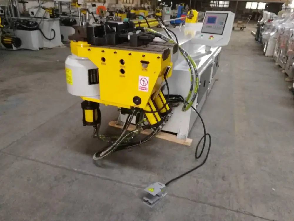 
 Automatic DW75NC mandrel profile hydraulic aluminum copper stainless steel exhaust square tube bender pipe bending machine  