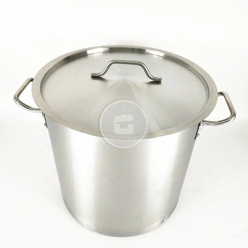 21L 50L 100L Insulation Stock Pot Wholesale Stainless Steel Industrial Cooking Pots
