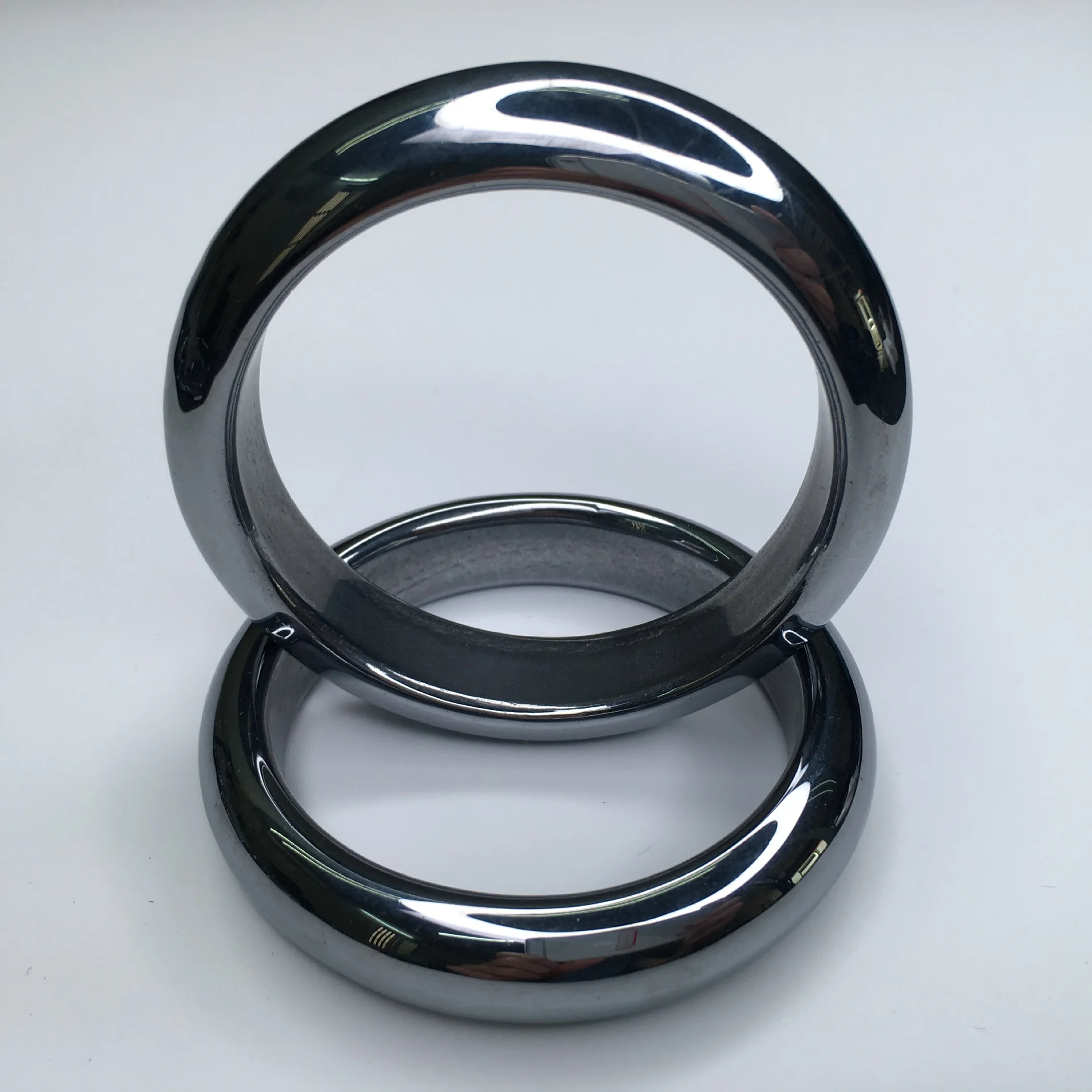 56-57毫米天然太赫兹宝石手镯首饰批发 - buy terahertz gemstone