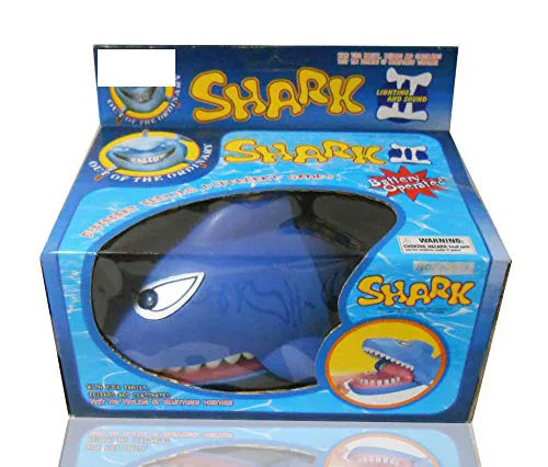 MAYTRBOU PJJ Shark Dentist Game Shark Game for Kids Shark Biting Game Shark  Game Push Teeth Down Shark Biting Finger Game (Blue Shark)