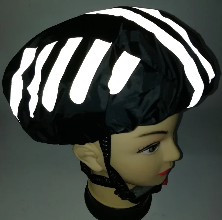 Водонепроницаемая накладка на шлем для велосипеда или велосипеда с отражающими полосками