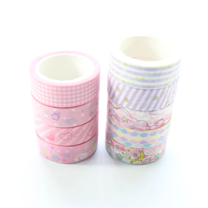 Candy Kawaii Cartoon Washi Tape: Paper Masking Tape Rolls