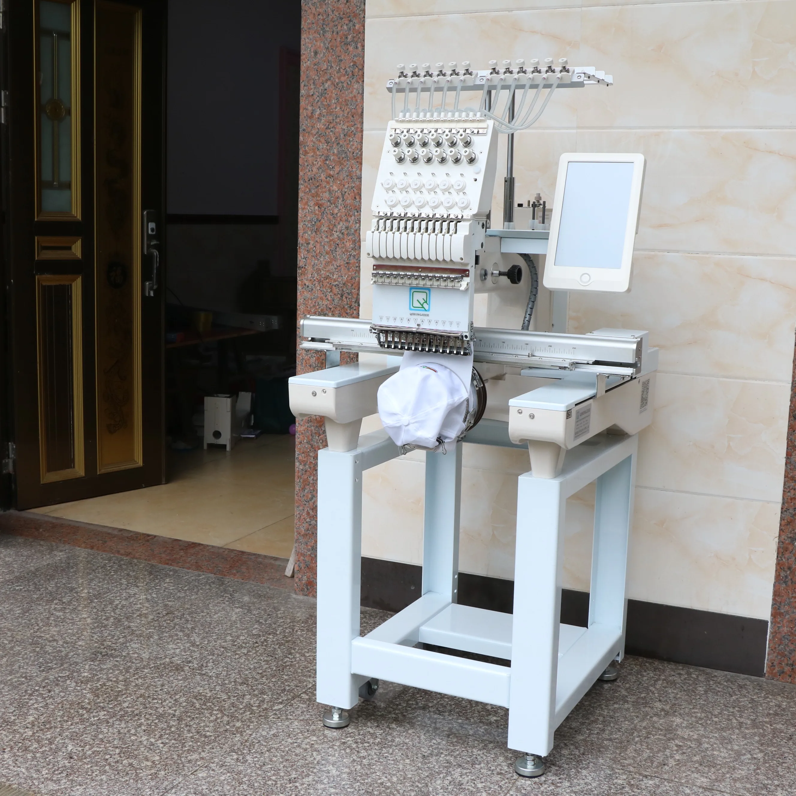 Single Head Second Hand Embroidery Machine with Computer