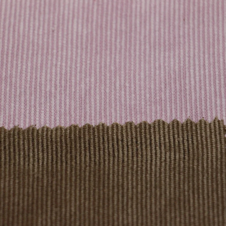 
 Розовая нейлоновая Полиэстеровая полосатая Вельветовая ткань 14 Вт для женских курток, кепок, брюк  