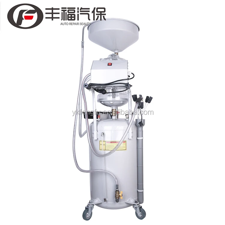 80L Air-Evac портативный напорный слив масла с рицинусами