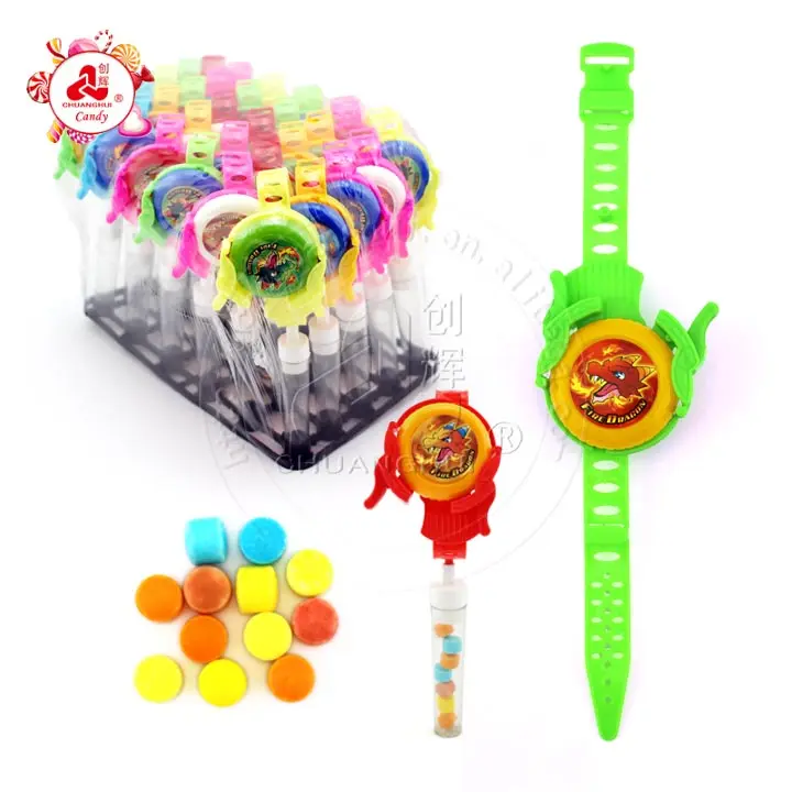 2019 Hot Sale UFO Catapult Watch Toy Candy