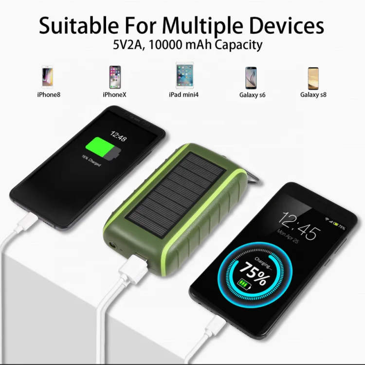 Hand Crank Emergency Cell Phone Charger for Outdoor Use