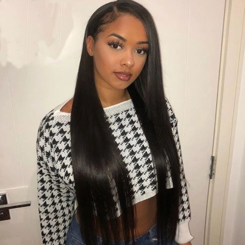 16 inches straight hair with frontal