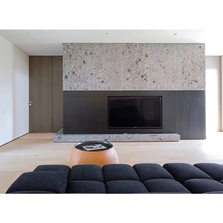 High Quality Pretty Ceppo Grigio Conglomerate Light Ceppo Di Gre Natural Stone Tiles Grey