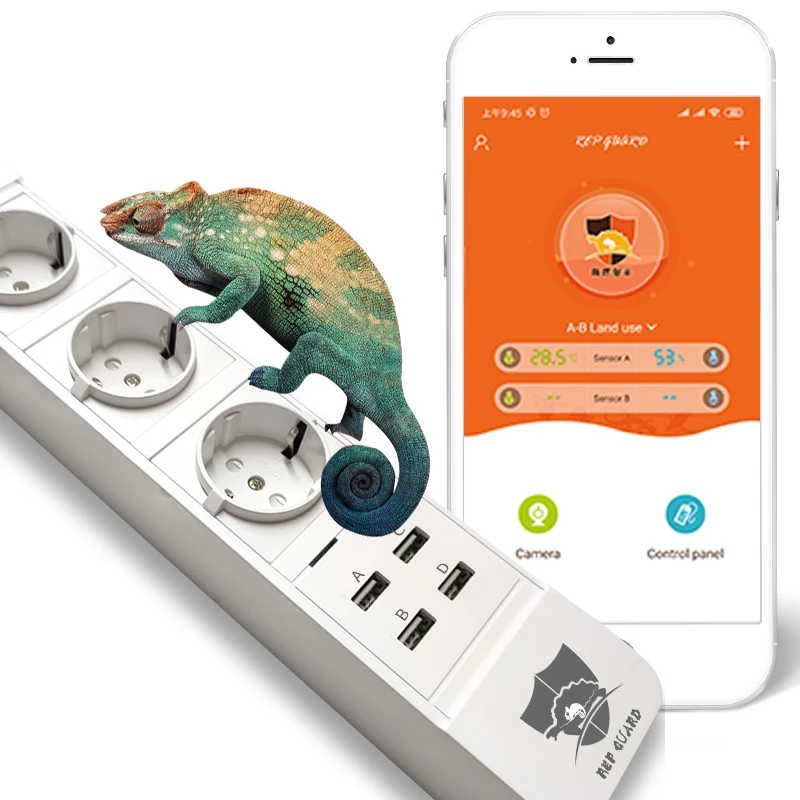 Eu Plug Wifi Smart Socket Reptile Thermostat Controller App Control爬虫類ヒーターテラリウムアクセサリー Buy 爬虫類サーモスタットコントローラと複数のプラグプローブ 爬虫類サーモスタット熱マット 爬虫類サーモスタット湿度センサー湿度計 Product On
