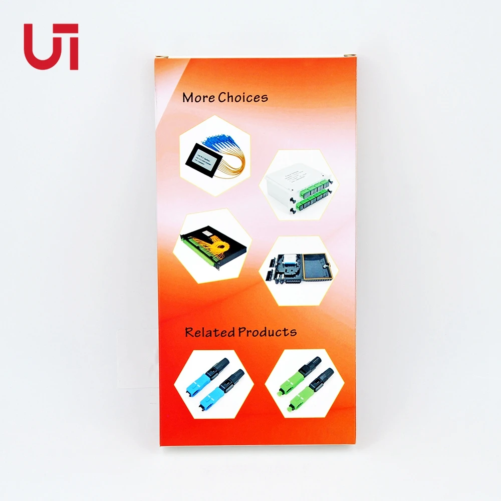 UT-King Factory FTTH 1*5 1x5 Uneven 80:20 Fiber Optic Mini Type Divisor PLC Splitter with SC UPC/APC Connector 1:5 PLC Splitter