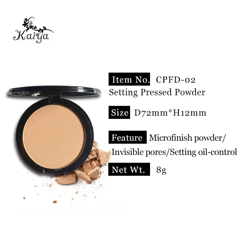 Оптовая продажа косметика для осветления кожи микро-пудра контроля жирности компактная основа под макияж водостойкая пудра