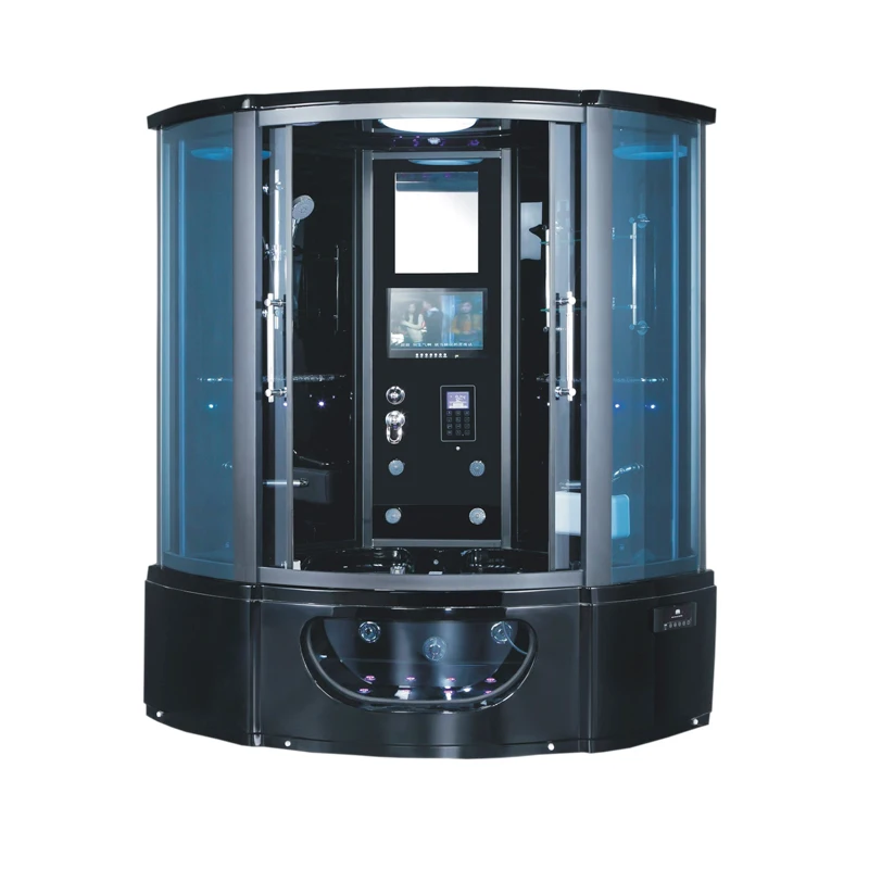 バスルーム用レッドスチームシャワー & ジェットバス、現代的なデザイン