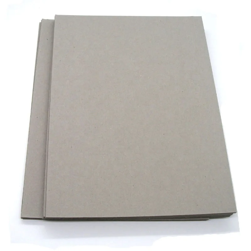 2 mm 1250gsm Thick Paper Grey Cardboard Sheets Professional Grade - A
