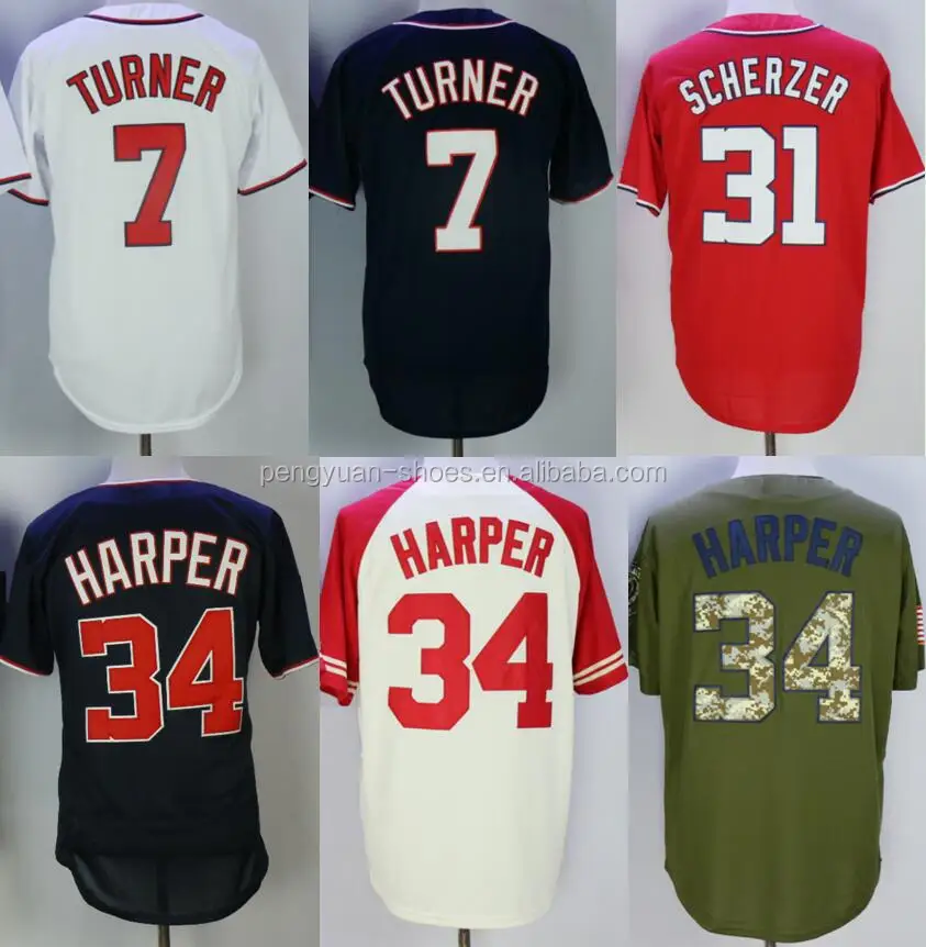 Wholesale Best Quality Custom Your Name Number Logo Patch Stitched Team  Nationals Style City Connect Embroidered American Baseball Jersey From  m.