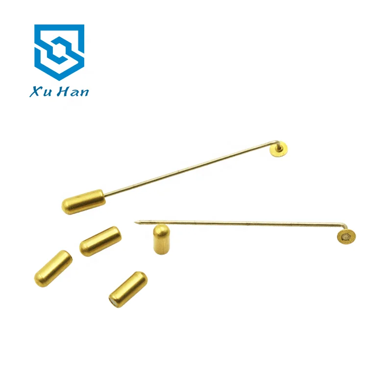 High Quality Metal Brooches DIY Accessories brass long pin