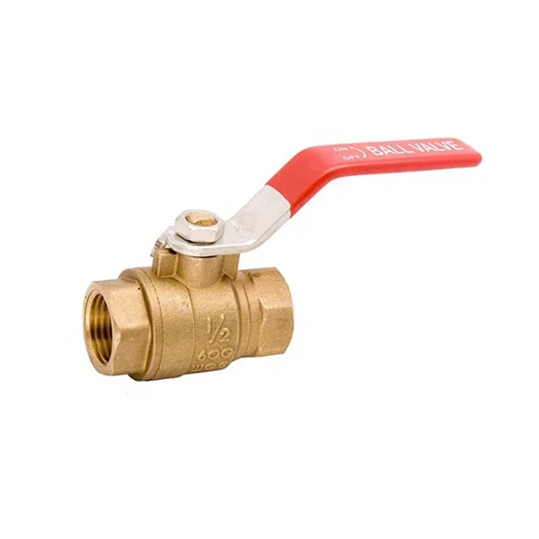 600 WOG Full Port Brass or Low Lead Brass Ball Valve with lever handle