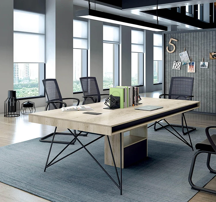 Nieuw design bureau aan huis Modern L-vormig bureau Houten bureaumeubels Desk