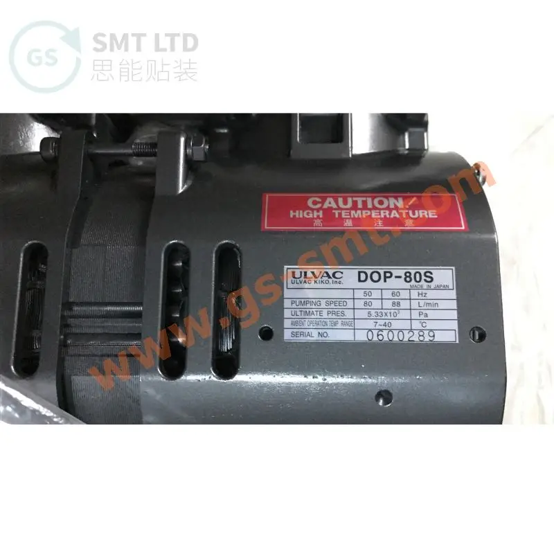 Vacuum Pump for SINKU KIKO ULVAC DOP-80S - 1 Year Warranty Vacuum Pump for SINKU KIKO ULVAC DOP-80S - 1 Year Warranty