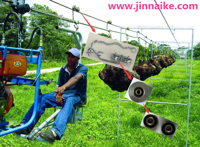 Banana Hanger Roller Cableway Sleave Banana Pulley