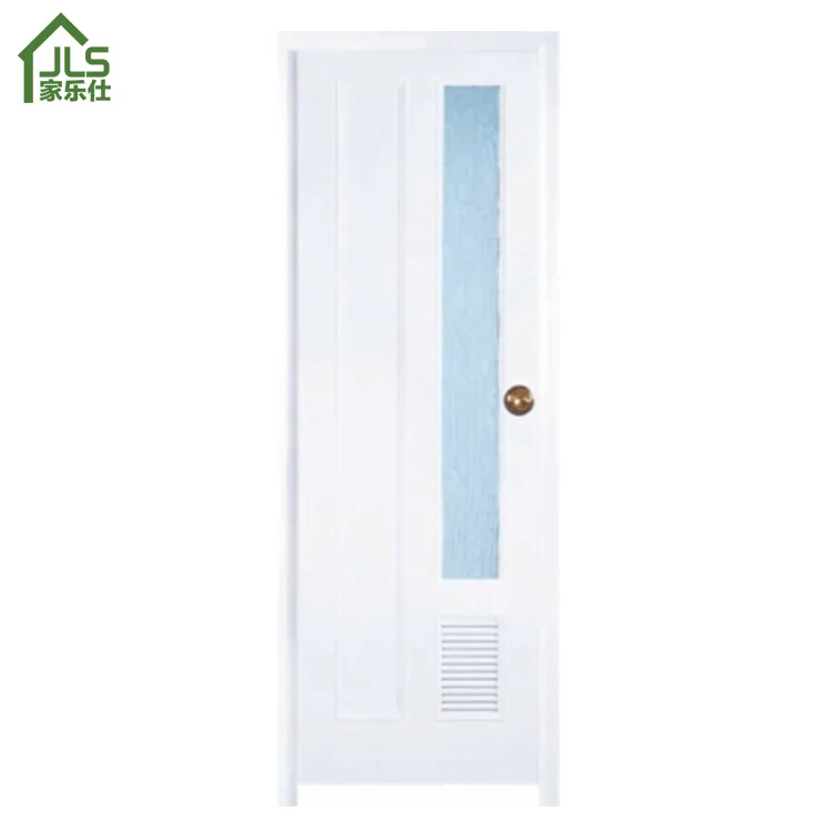 Factory PVC Flush Interior Solid Wooden Door Hot Sale High Quality Bathroom Plastic Pvc Doors