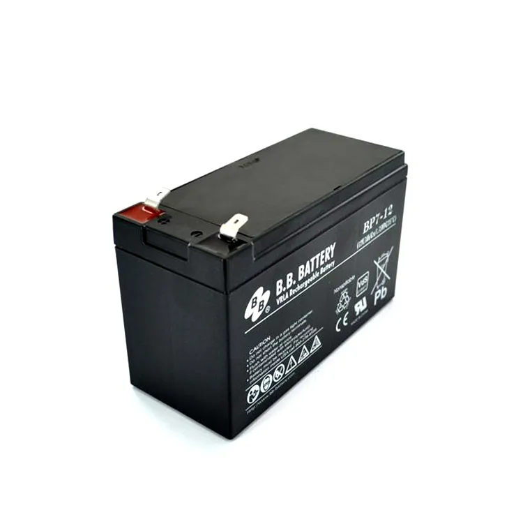 12V 7Ah Battery, Sealed Lead Acid battery (AGM), B.B. Battery BP7