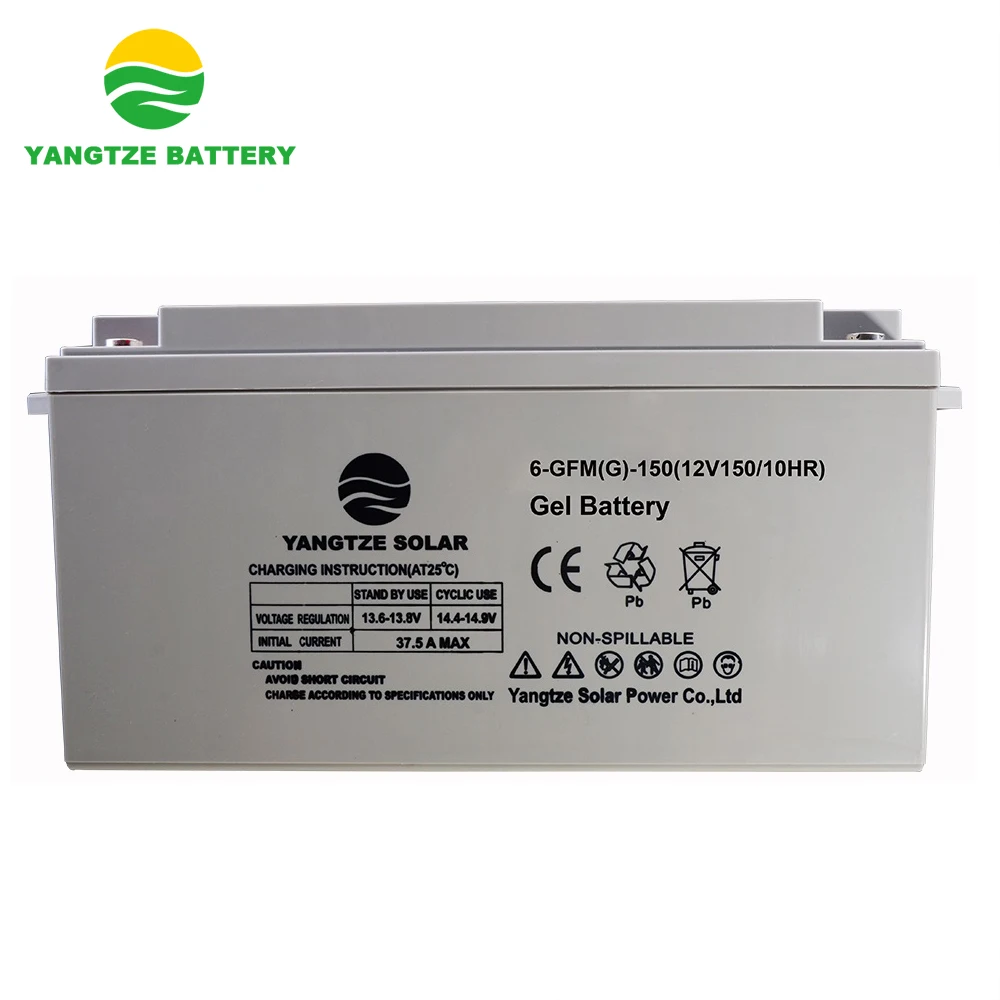 Top sale 12v 150 amp hour deep cycle gel battery