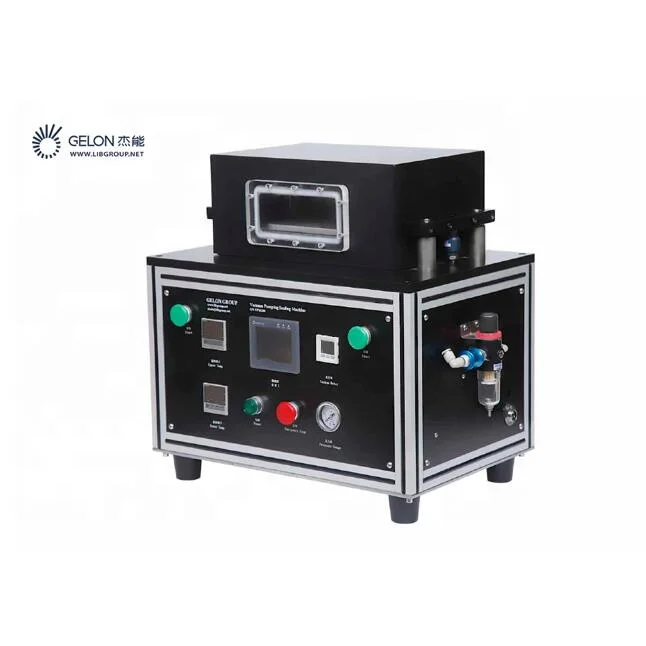 Vacuum sealing machine battery second sealing machine, pump sealer machine after electrolyte filling for pouch cell