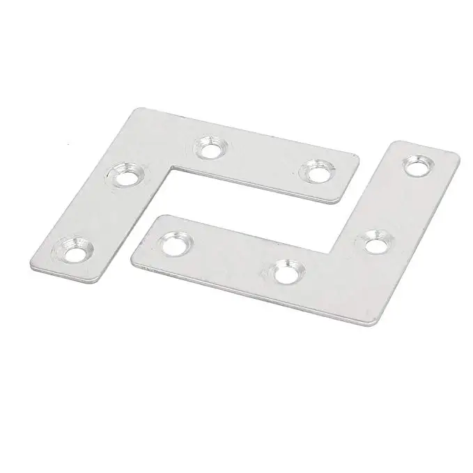 Металлические L-образные плоские скобы для ремонта ремонтных пластин 50 мм x 50 мм x 1 мм