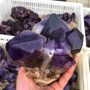 Wholesale Sparkly Natural Raw Purple Amethyst Quartz Crystal Clusters For Sale