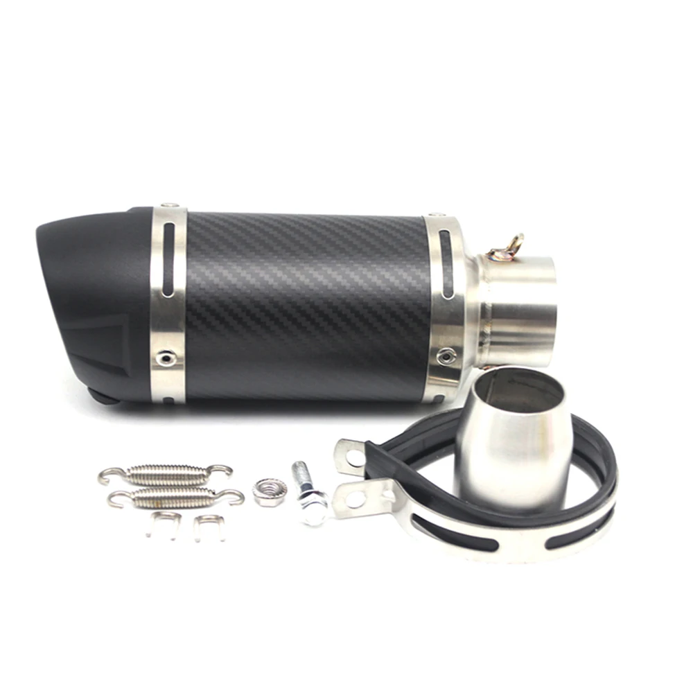 R089 D50.8 углерода волокно универсальный мотоцикл глушитель для CB500F CBR500R