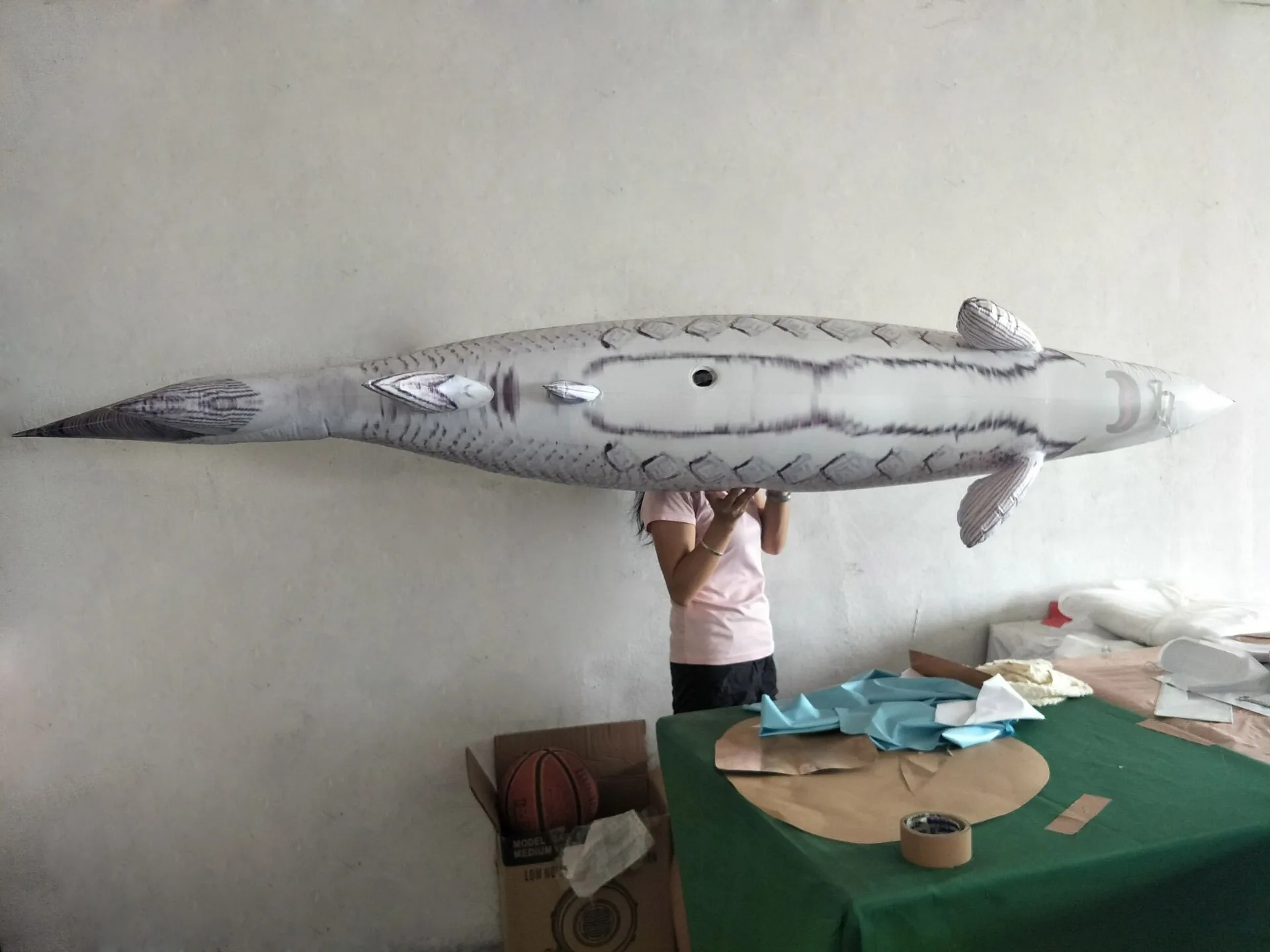 Custom Inflatable Sturgeon Models for Advertising