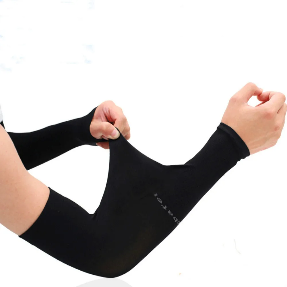 Cooling Arm Sleeves Cover UV Sun Protection Outdoor Sports For Men Women 